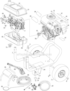 Part Location Diagram of A14292 DeVilbiss Pump Kit